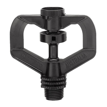 Thrifco Plumbing Rotor Max Midi Sprinklers 1/2 inch Red 20 PSI 1.5 GPM 39' Diame 9421420